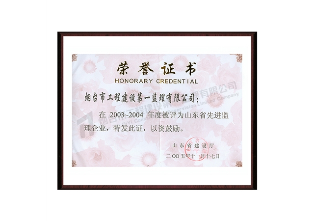 2003-2004先进企业